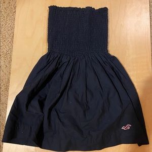 Navy Blue Strapless Hollister Dress